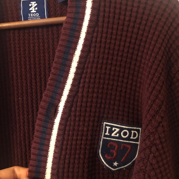 Izod button up cardigan - Picture 3 of 7